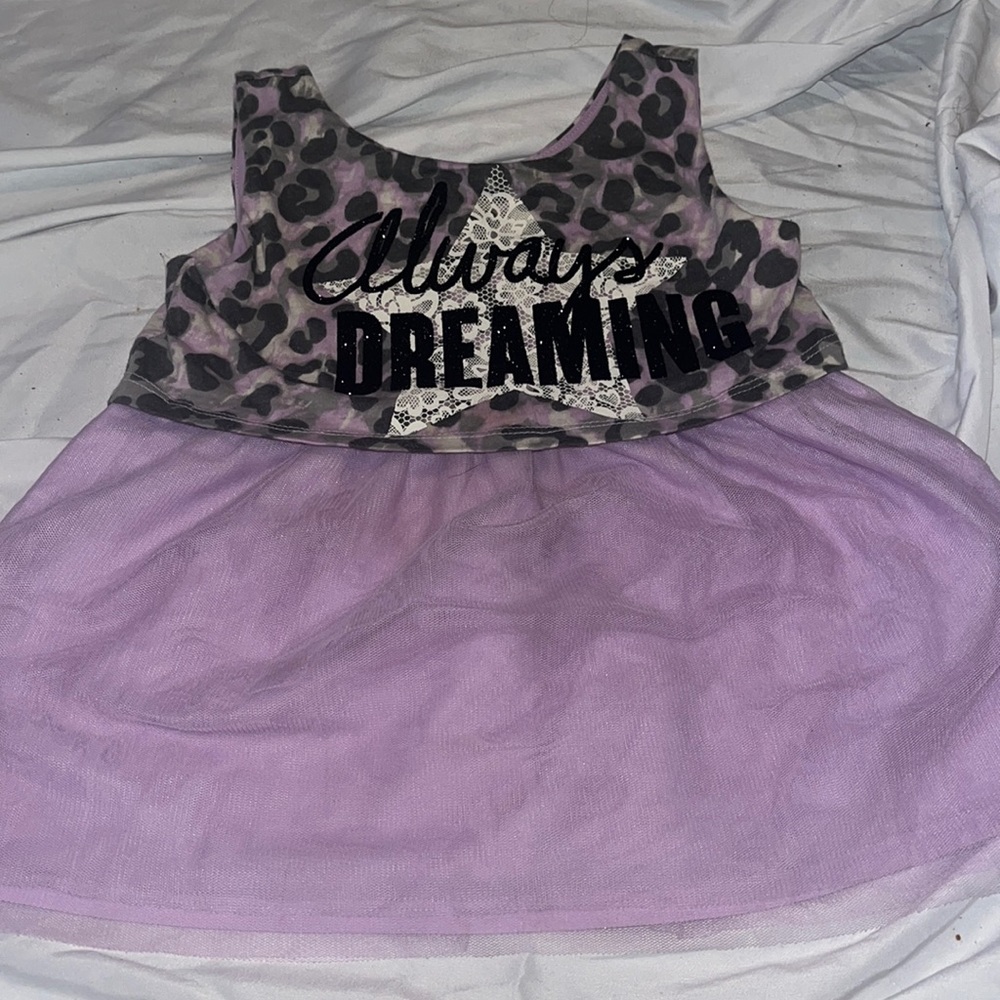 Justice Brand “Always Dreaming “ 1pc top with tulle